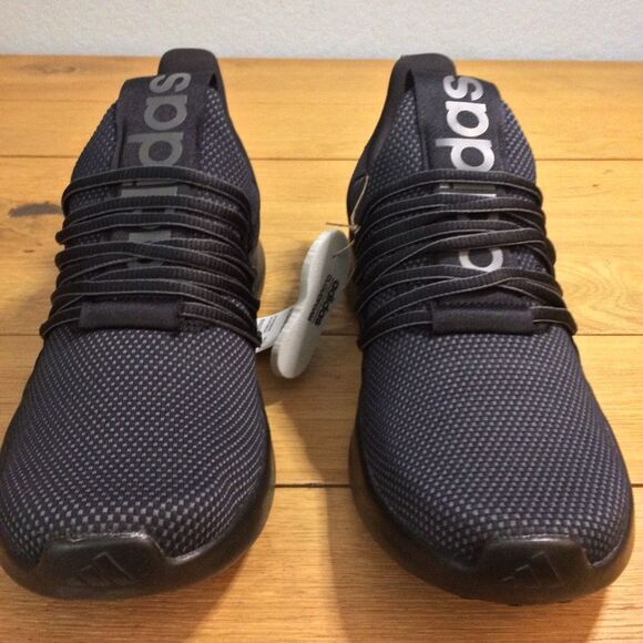 NWT Adidas Lite Racer 7.0 all black slip on shoes main image 9